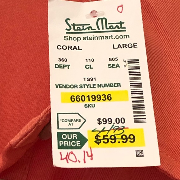 Coral Tunic with Overblouse - Picture 2 of 8